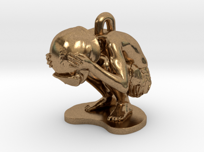 Schoony - Boy Soldier Duck &amp; Cover Pendant 3d printed