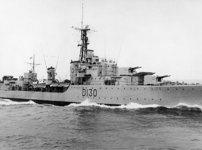 Nameplate HMAS Arunta 3d printed Tribal-class destroyer HMAS Arunta.