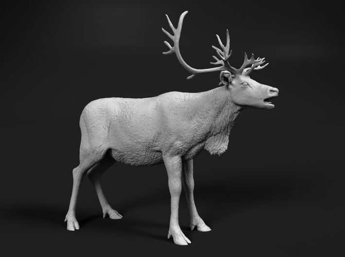 Reindeer 1:9 Female with mouth open 3d printed