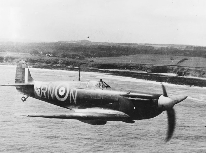 Nameplate Spitfire Mk.II 3d printed 
