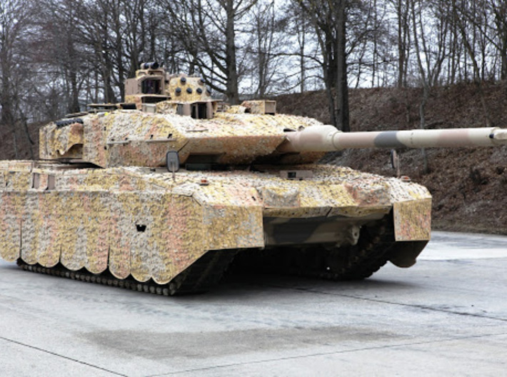 Nameplate Leopard 2A7+ 3d printed 