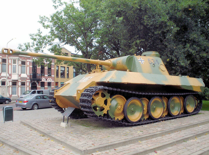 Nameplate Panther Ausf. D 3d printed 