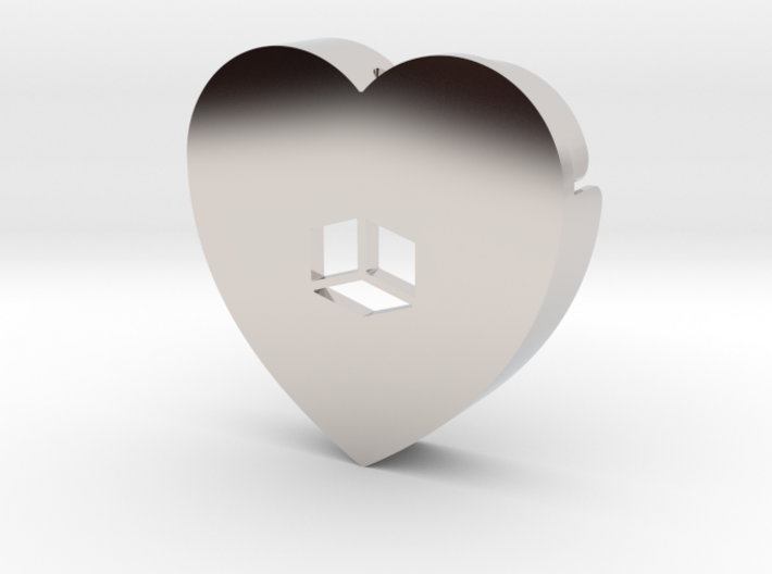 Heart shape DuoLetters print • 3d printed Heart shape DuoLetters print •