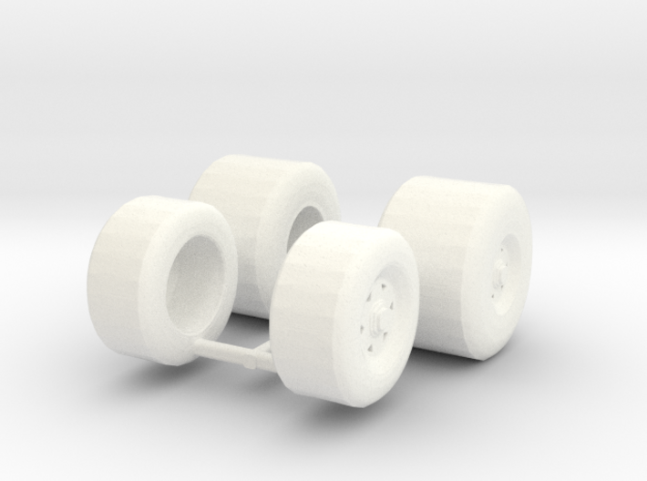 1984 Wheels/Tires for T 800 Lola 3d printed