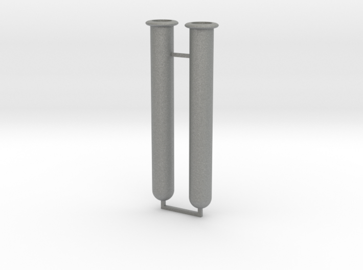 Tube - half inch test tube with lip x2 3d printed