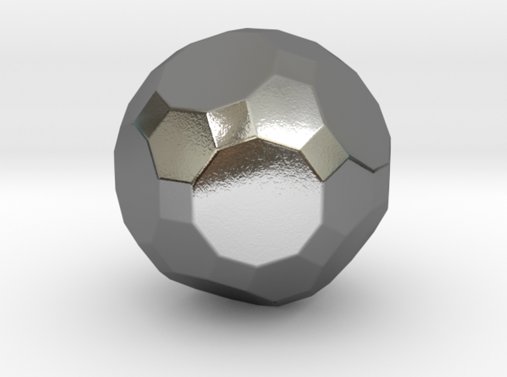 Truncated Icosidodecahedron - 10mm - Rounded V1 3d printed