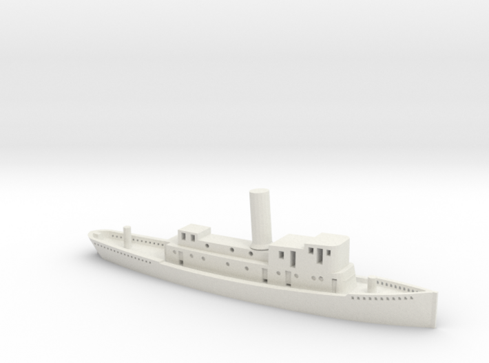 1/87 Scale GLADIATOR Towboat 1896 Waterline 3d printed