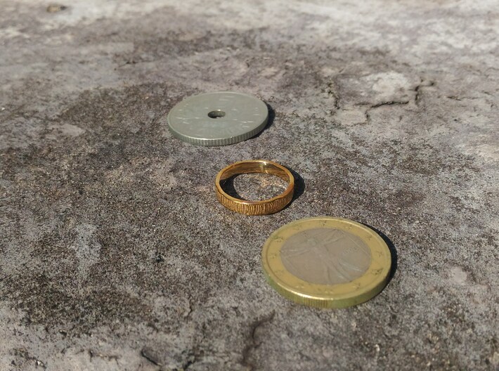 零圓 Zero-Money Ring Size 4 3d printed 