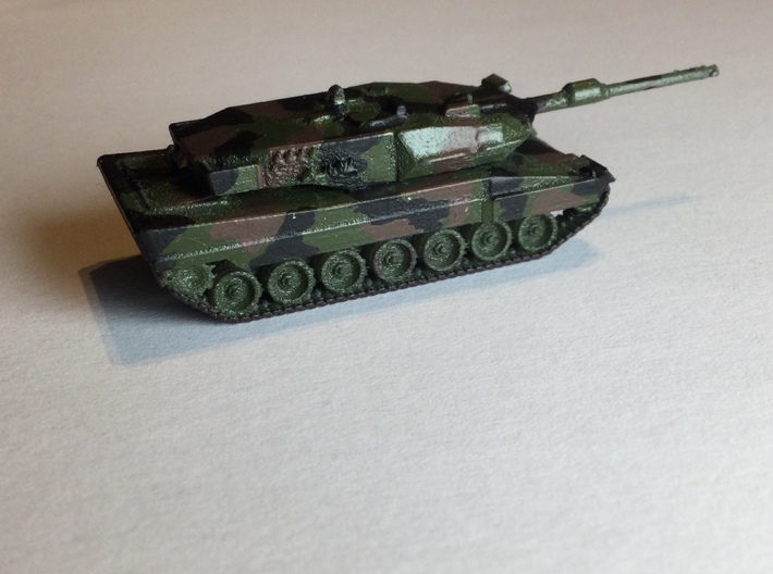 Leopard 2a7 Scale 1:200 3d printed 