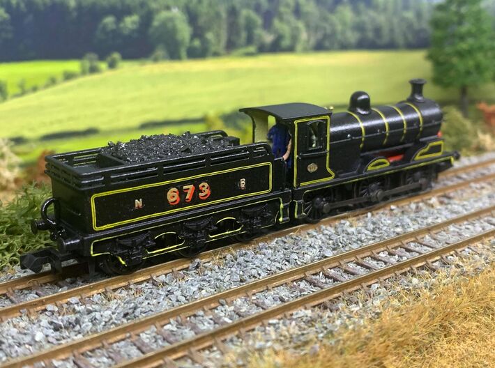 NBR C Class/LNER J36 N gauge 3d printed 