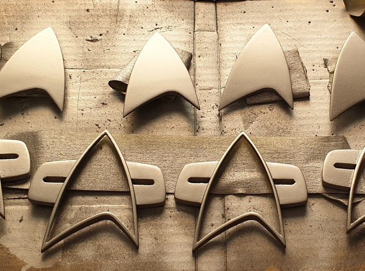 Star Trek - DS9 Com Badge x4 3d printed 