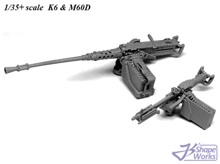 1/35+ K6 &amp; M60D MG set 3d printed