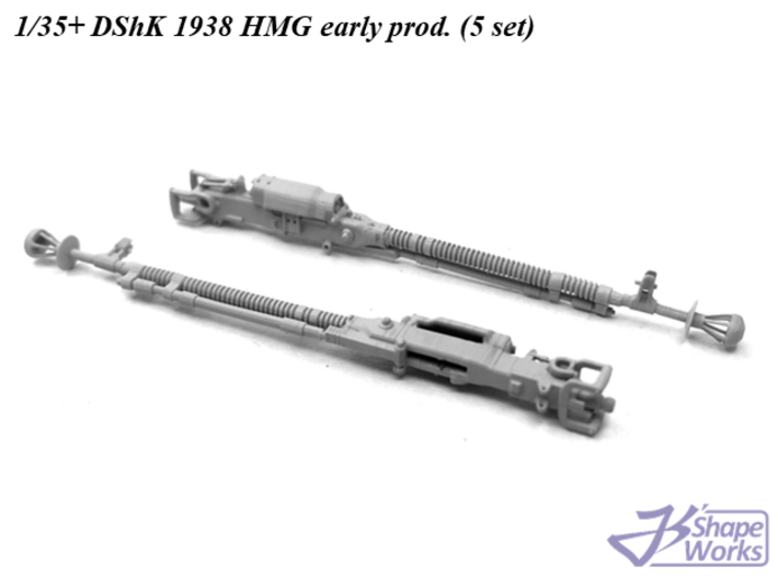 1/35+ DShK 1938 HMG early prod. (5 set) 3d printed 