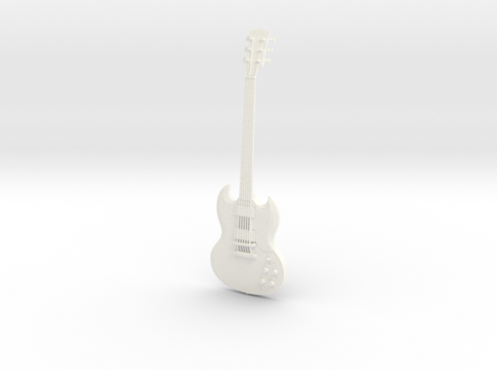Gibson SG, Scale 1:6 3d printed Gibson SG 3d printed