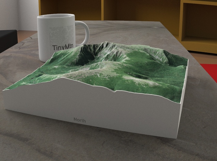 Mt. Katahdin, Maine, USA, 1:25000 Explorer 3d printed 