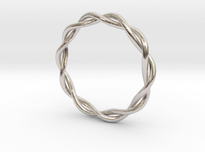 Curved Ring 3d printed