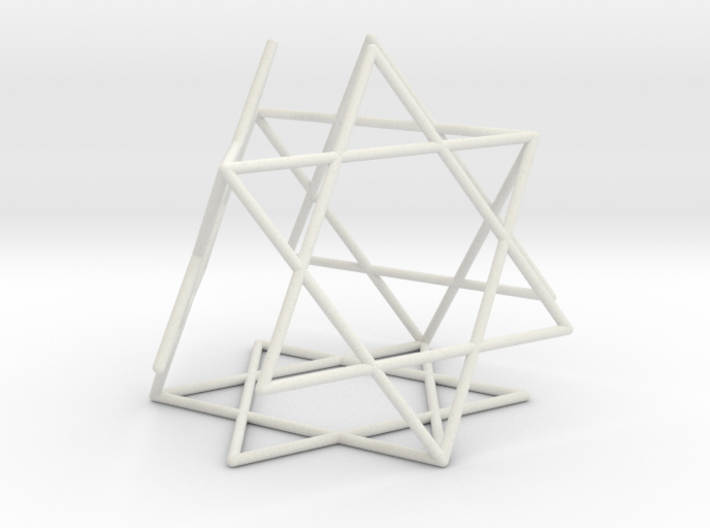 Star-of-David Tetrahedron 3d printed