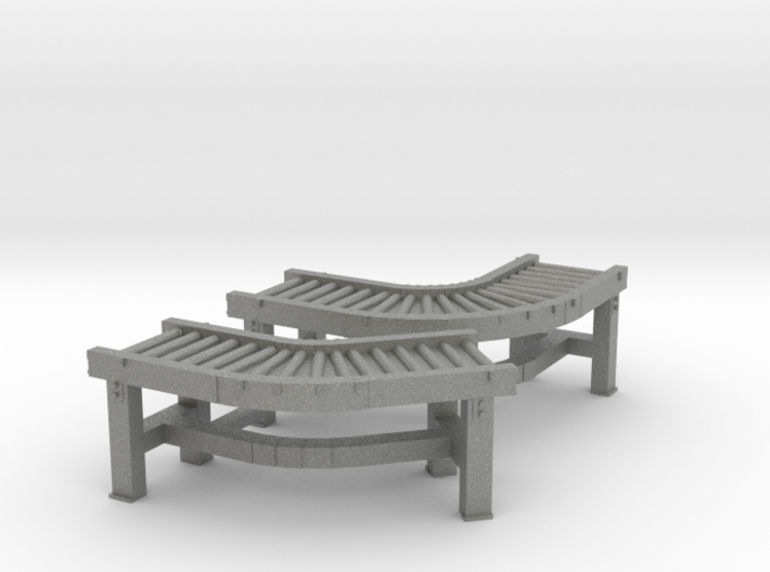 Roller Conveyor 45°-90° (x2) 1/48 3d printed