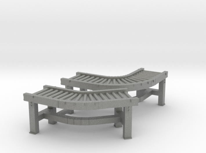 Roller Conveyor 45°-90° (x2) 1/43 3d printed