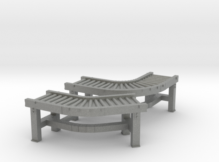 Roller Conveyor 45°-90° (x2) 1/24 3d printed