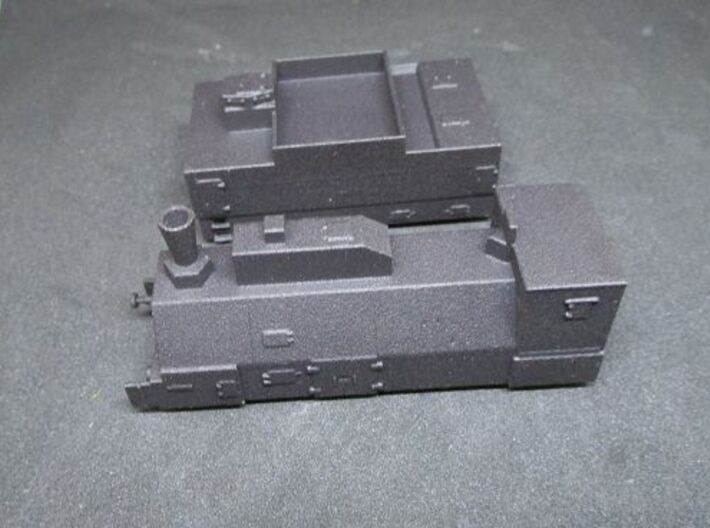 1/144 Russian armored locomotive 3d printed