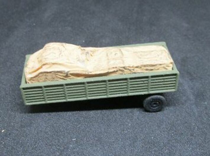 1/144 US trailer for Autocar tractor 3d printed