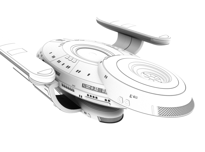 1400 JM Voyager Concept Hull 1 3d printed 