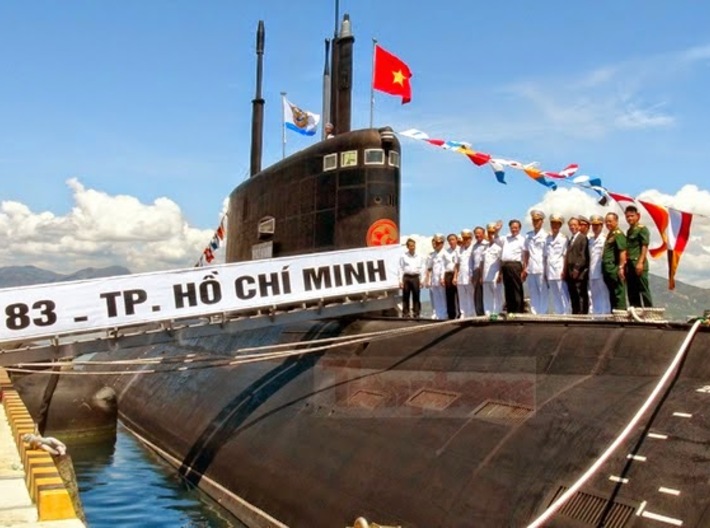 Nameplate Hồ Chí Minh City 183 3d printed Kilo-class submarine Ho Chi Minh City 183.
