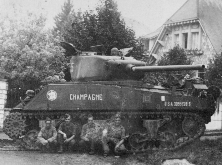 Nameplate M4A3 (76) W Sherman 3d printed 