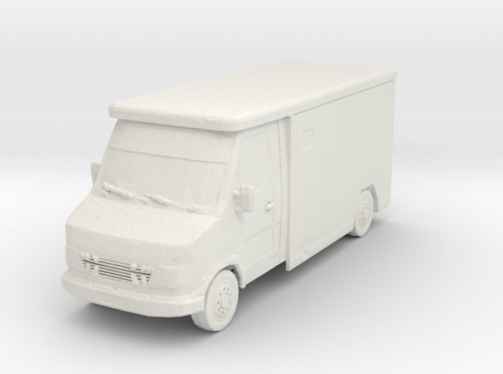 Mercedes Armored Truck 1/72 3d printed
