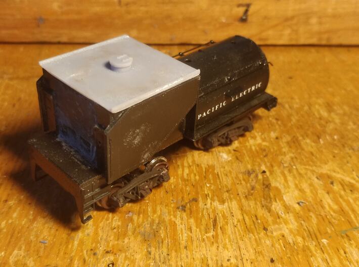 HO MDC Vanderbilt Oil Bunker Finescale Replacement 3d printed Installed on the tender