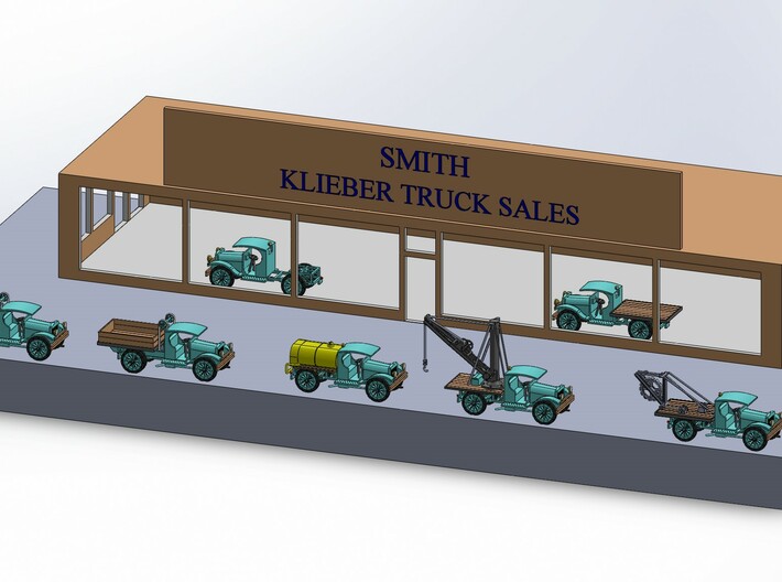 1925 KLEIBER DUMP TRUCK 3d printed 