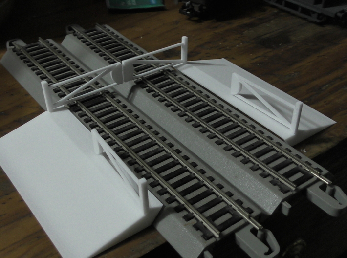 Railway Crossing Bachmann EZ-Track 3d printed 