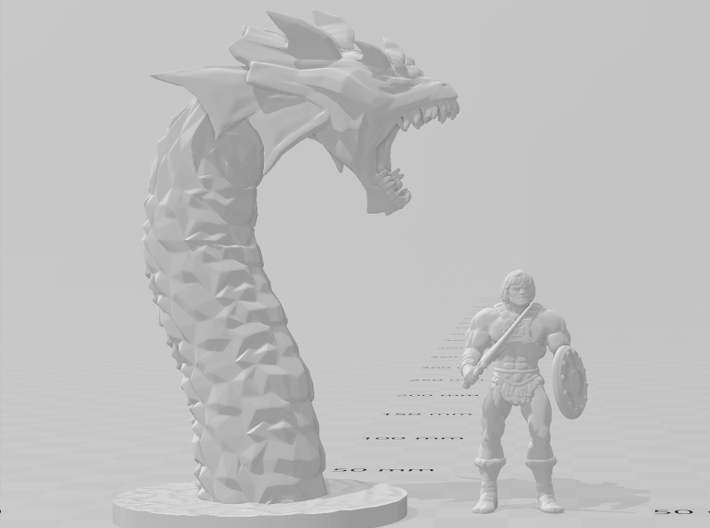 Godzilla Miniature Lord of the Print Dnd Miniatures RPG -  Norway