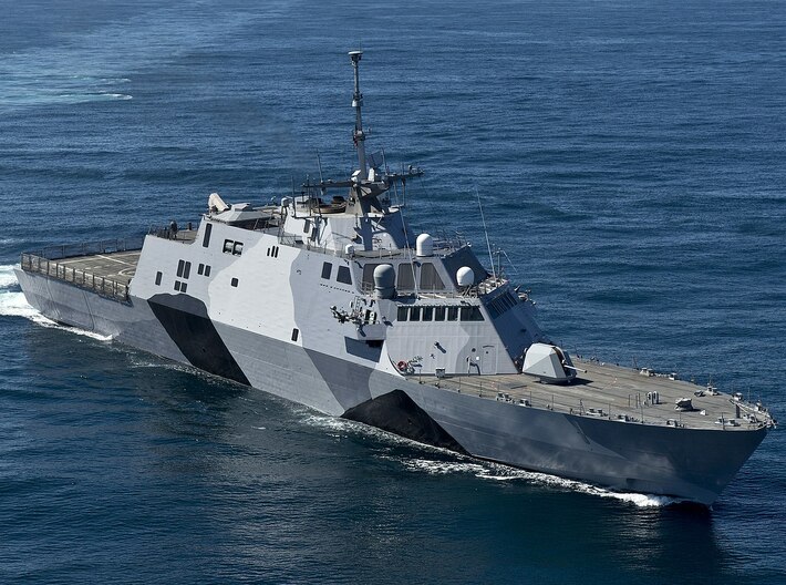 Nameplate USS Freedom LCS-1 3d printed Freedom-class littoral combat ship USS Freedom LCS-1.