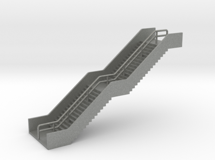 N Scale Station Stairs H40mm 3d printed