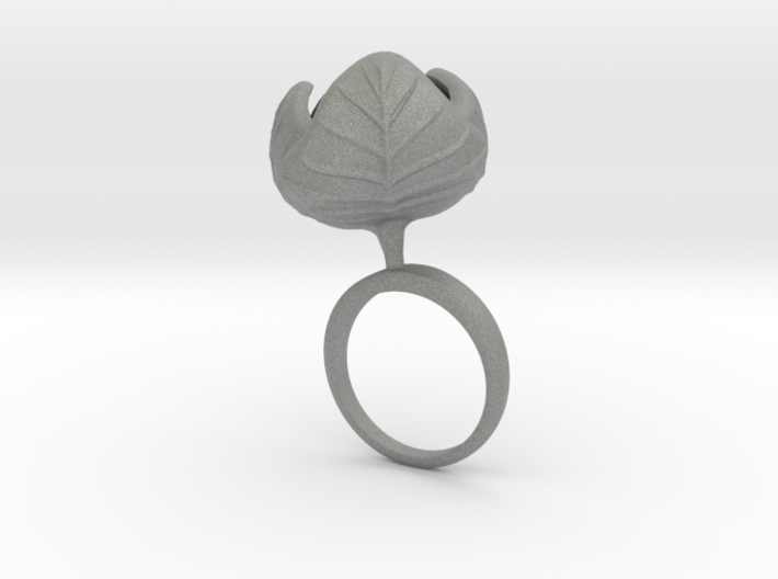 Ring with large Cauliflower 3d printed
