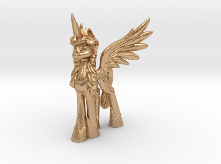 Princess Luna MLP (Au, Ag, Pt, Bronze, Brass) 3d printed