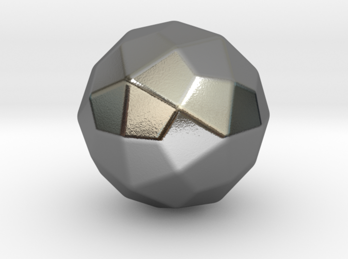 Deltoidal Hexecontahedron - 10mm - Round V2 3d printed