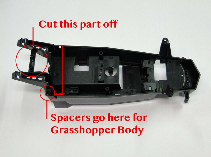 Rear 4 link Suspension 4 Grasshopper/Hornet 3d printed 