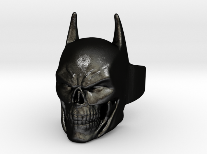 Batman Skull Ring 3d printed 