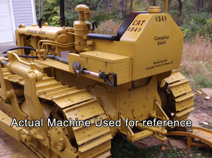 Ho Scale D47U Bulldozer   (Quad Pack) 3d printed reference only 
