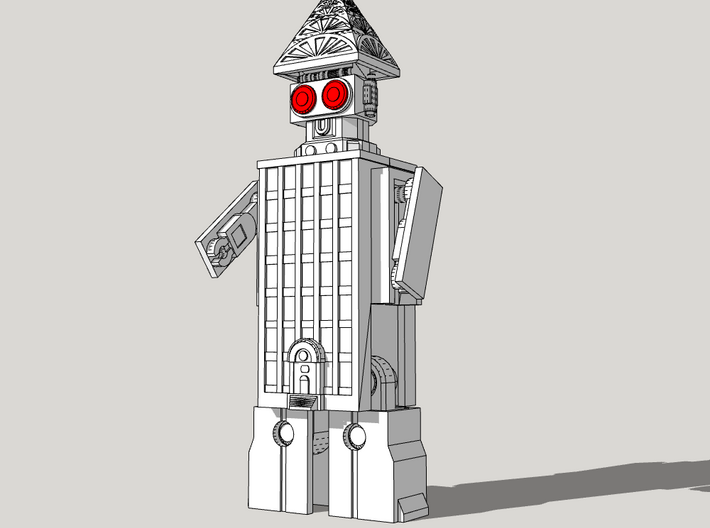 Big Building Botbot 3d printed 