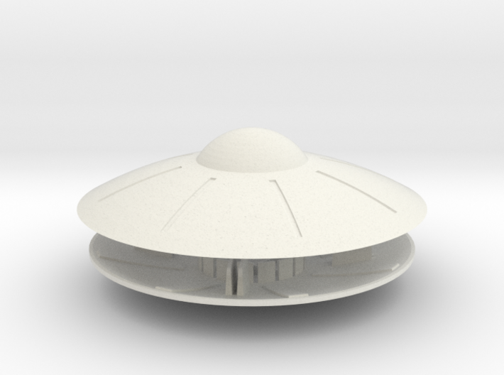 The Attack Saucer of Mars 3d printed 