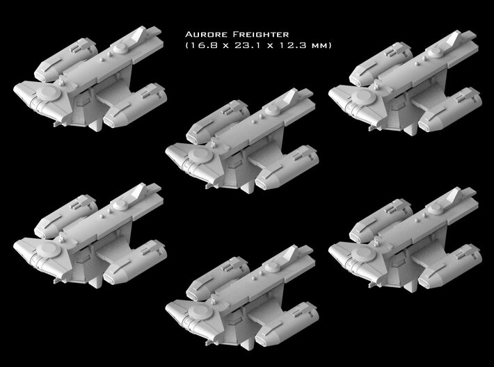 (Armada) 6x Aurore Freighter 3d printed