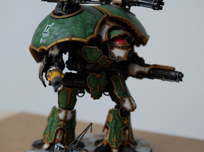 Scarabeus pattern titan carapace upgrade kit 3d printed