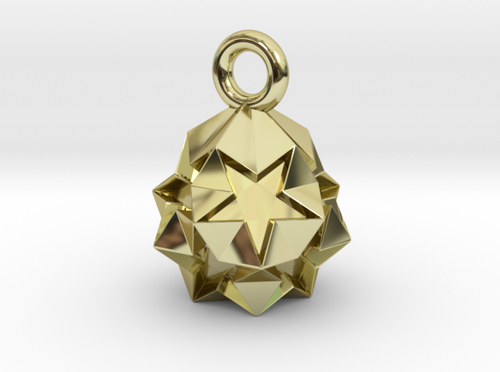 Star Crystal Pendant 3d printed 