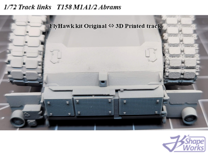 1/72 M1 Abrams T158 track 3d printed 