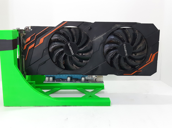 Heavy Duty GPU Mount For Cryptocurrency Mining 3d printed 