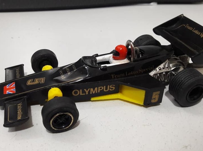 Chassis for Scalextric Lotus 77 F1 (C126) 3d printed 